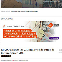 EJASO alcanza los 23,3 millones de euros de facturacin en 2023